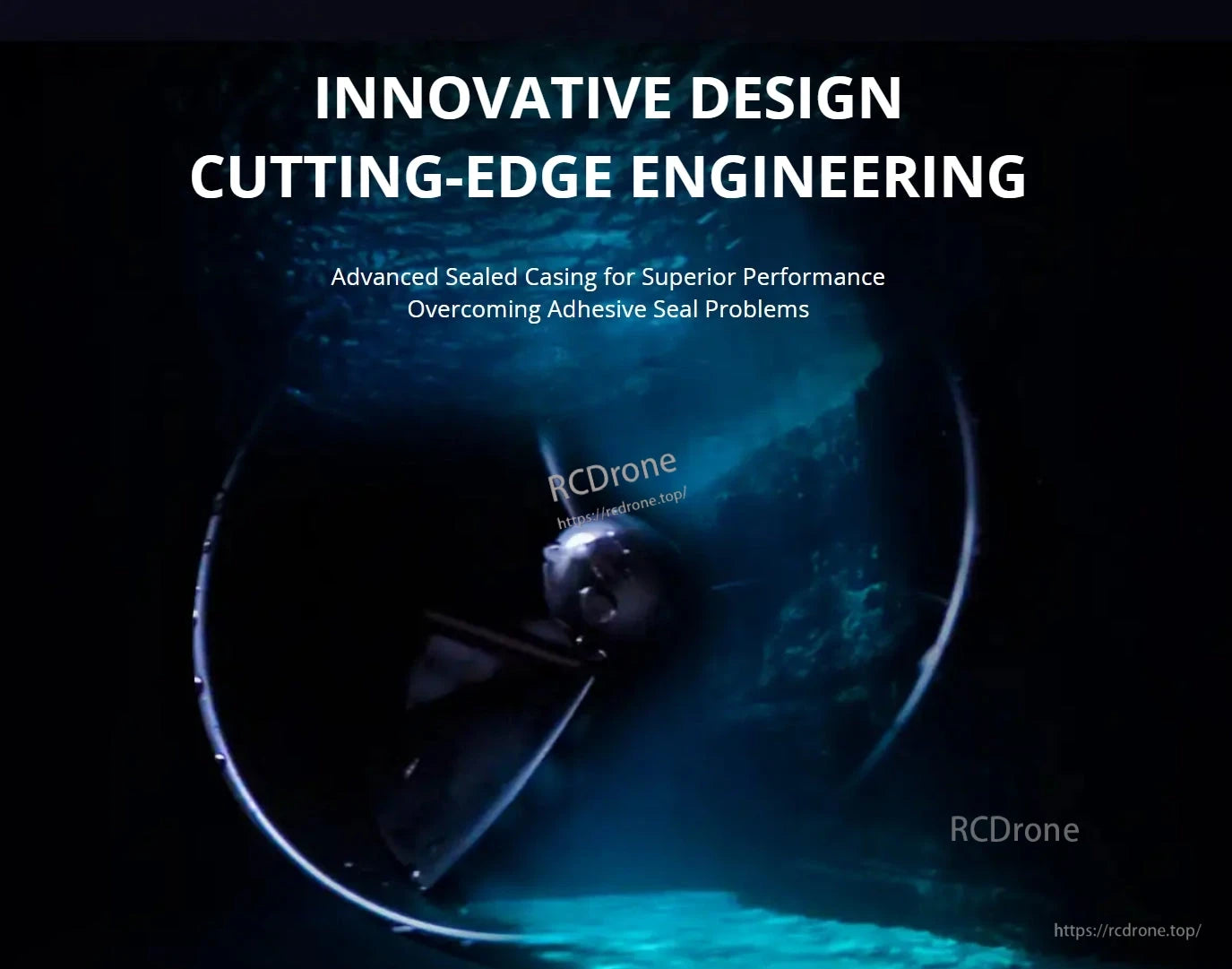CubeMars DW20 Underwater Thruster, Innovative design, cutting-edge engineering. Advanced sealed casing for superior performance.