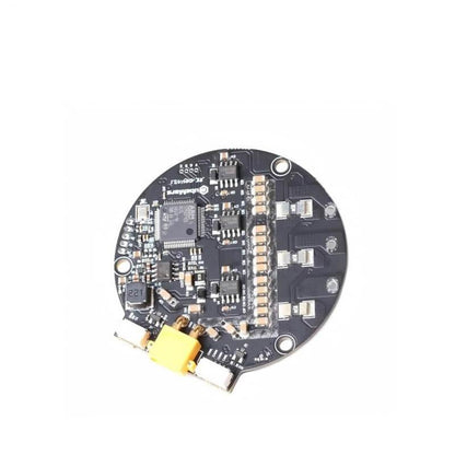 CubeMars Driver Board V2.1 driver board angled top view showing control ICs, mounting holes, and connector edge