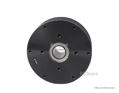 CubeMars G100 KV10 Gimbal Motor: 24V, 3Nm torque (7.7Nm peak), large center hole, high torque for gimbal radar use.