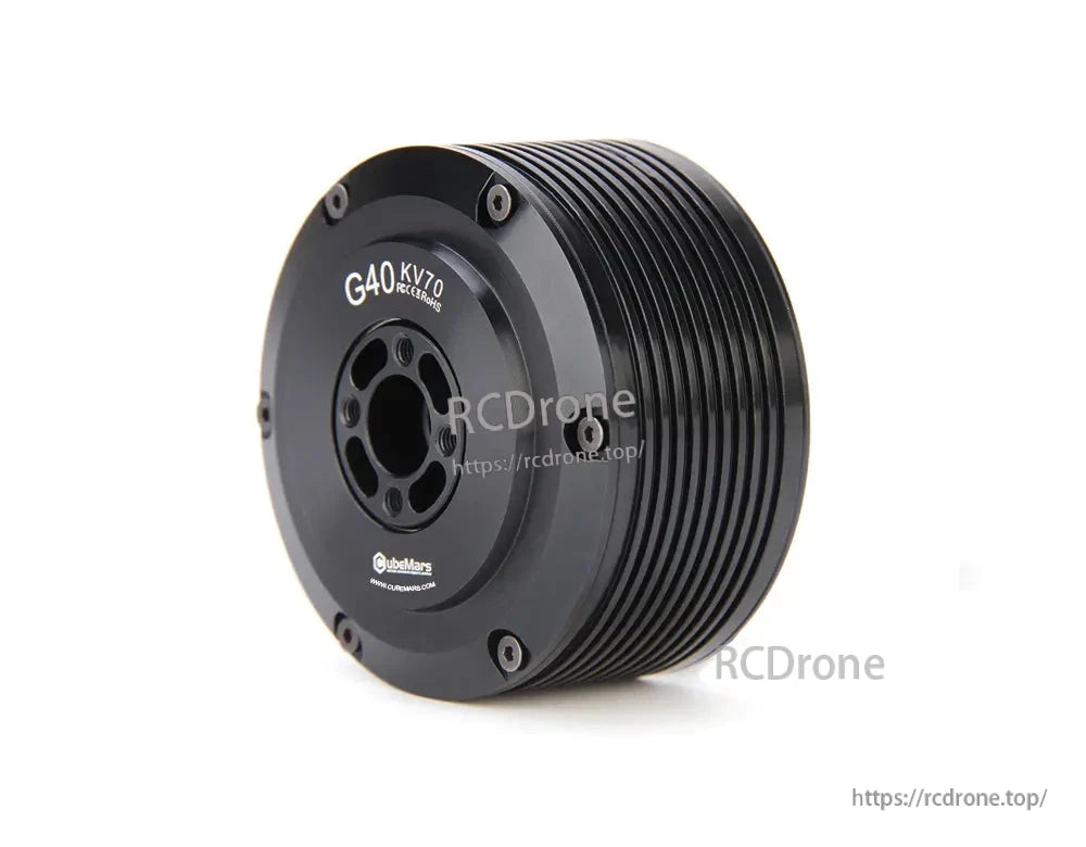 CubeMars G40 KV70 KV210 Gimbal Motor, Large Hollow Shaft, Low Cogging, High Torque Density, Waterproof