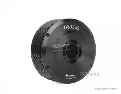 CubeMars G80 KV30 KV60 Gimbal Motor, CubeMars G80 KV60 motor: 24V, 1Nm torque, large hollow shaft, low cogging, dual control modes.