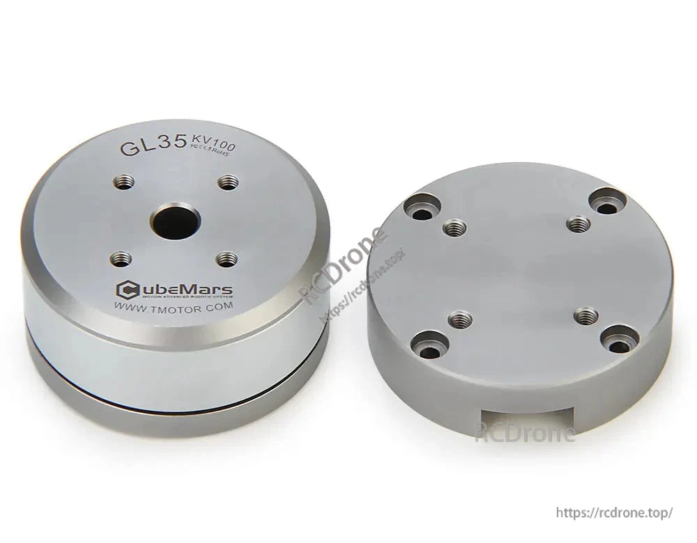 CubeMars GL35 KV100 Gimbal Motor, CubeMars GL35 KV100 gimbal motor: 16V, 0.15Nm torque, 90g, IP45 waterproof, large hollow shaft, low cogging.