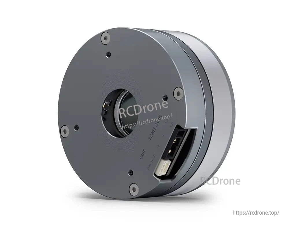CubeMars GL60 II KV28 Gimbal Motor features a hollow shaft design and low cogging torque.