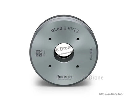CubeMars GL60 II KV28 Gimbal Motor, CubeMars GL60 II KV28 gimbal motor features a hollow shaft, low cogging torque, and supports CAN/PWM control.