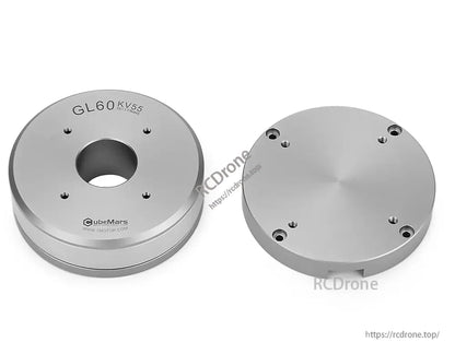 CubeMars GL60 KV25 Brushless Gimbal Motor, CubeMars GL60 KV55 brushless gimbal motor features a large hollow shaft, low cogging, ultralight design, and IP45 waterproof rating.