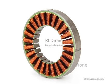 CubeMars RI100 KV105 is a frameless inrunner torque motor designed for robotic arms, cobots, and exoskeletons, featuring copper coils in a circular stator.