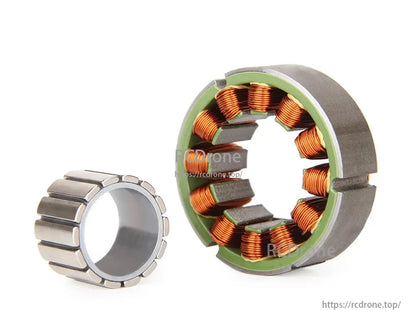 CubeMars RI50 KV100 BLDC torque motor: 24-48V, 0.58Nm rated, 1.67Nm peak, 0.01° precision, ideal for cobot arms and exoskeletons.