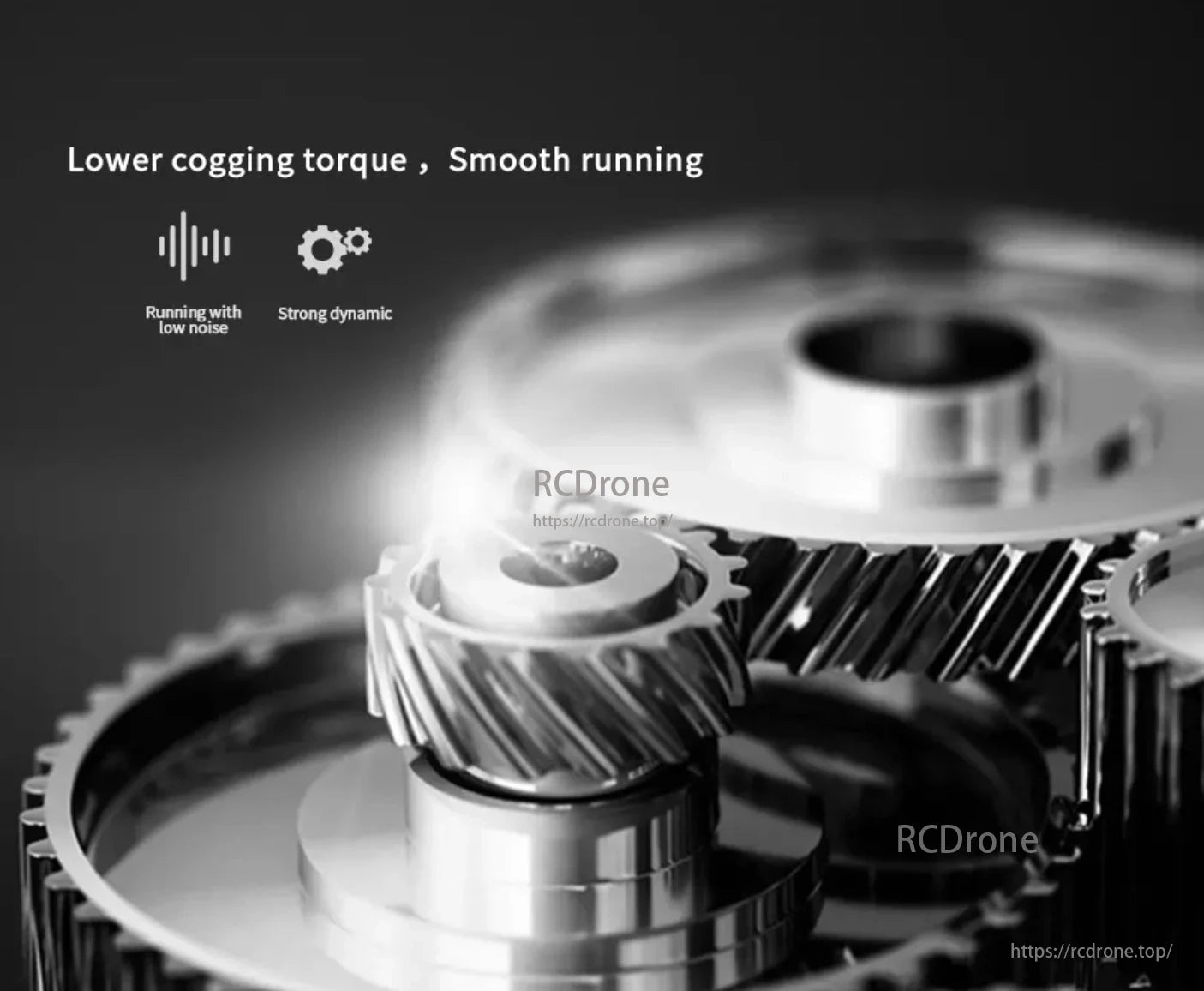 CubeMars RI60 Motor: Reduced cogging torque, smooth and quiet operation, strong dynamic performance.