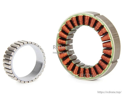 CubeMars RI70 KV95 Frameless Inrunner Torque Motor, CubeMars RI70 KV95 is a lightweight, high-torque inrunner motor ideal for cobots and exoskeletons, operating at 24–48V with 2.68Nm peak torque.