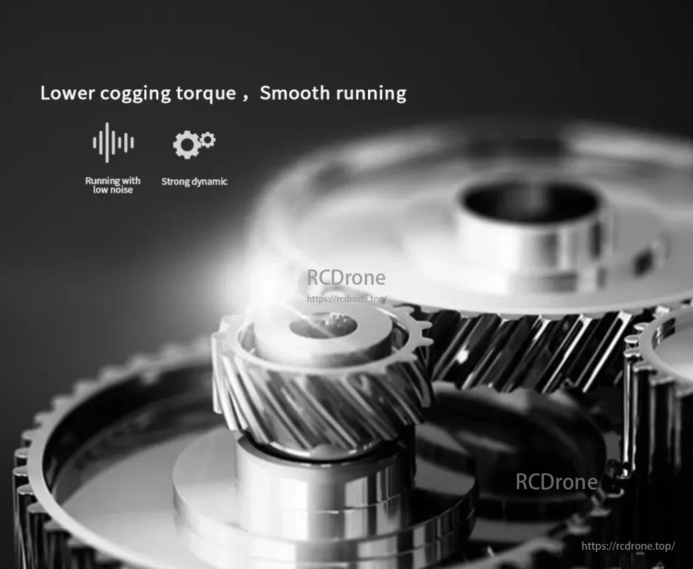 CubeMars RI70 Motor: Reduced cogging torque, smooth and quiet operation, strong dynamic performance.