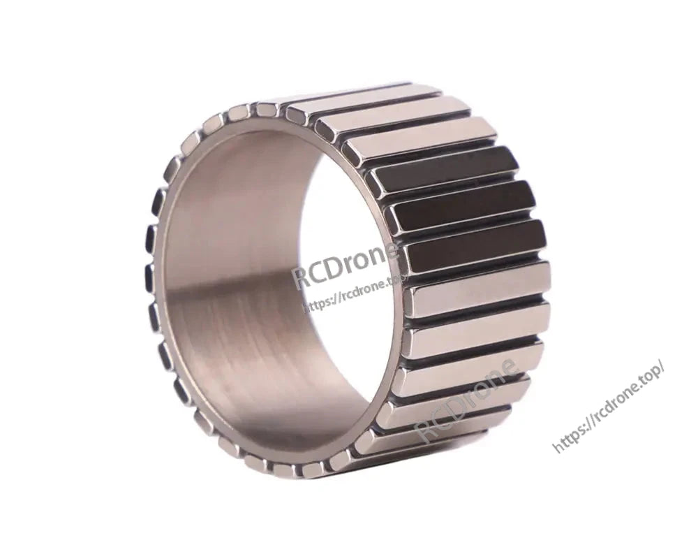 CubeMars RI75-PH KV70 is a 48V frameless inrunner torque motor with 1.2Nm torque, 2365RPM speed, Hall sensors, and a metallic ring component, designed for robotic joints.