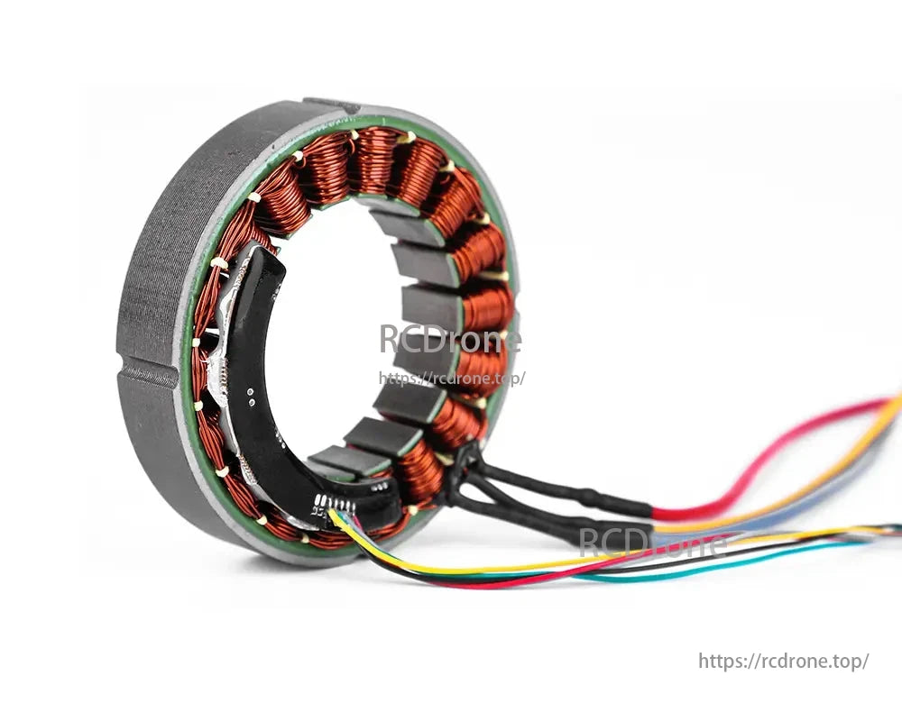 Inrunner Motor Rotor CubeMars RI80 V2.0 KV75 Frameless Inrunner Torque Motor 1.45Nm 48V for ...