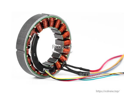 The CubeMars RI80 V2.0 is a high-torque, frameless inrunner motor designed for robotics and exoskeleton use.