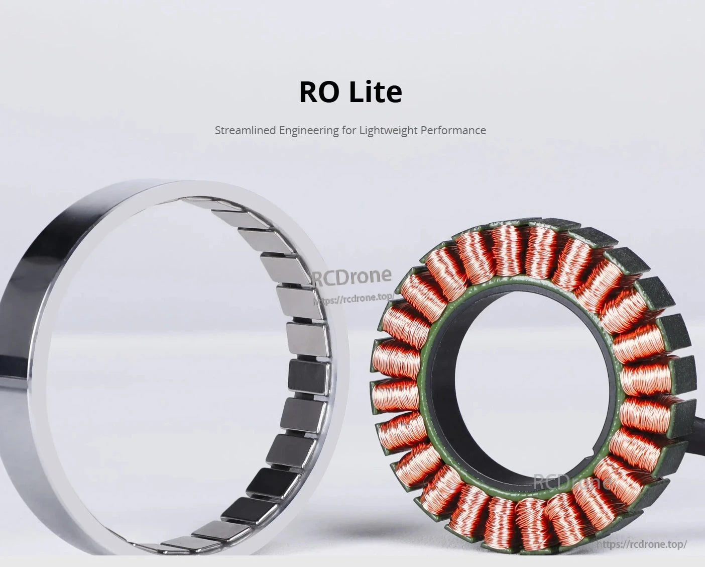 CubeMars RO60 Motor, RO Lite: Streamlined engineering for lightweight performance in motors.