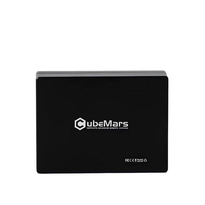 CubeMars S-LINK V1.0 module bottom cover with CubeMars logo and FCC CE RoHS markings