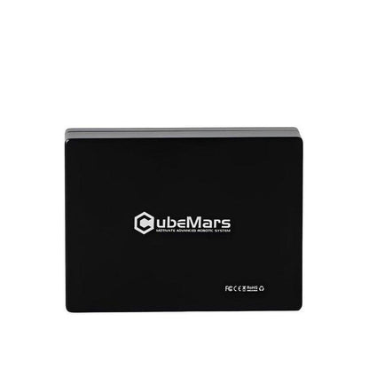 CubeMars S-LINK V1.0 module bottom cover with CubeMars logo and FCC CE RoHS markings