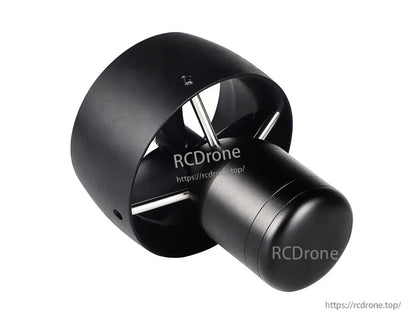 The CubeMars SW17 underwater thruster operates at 48V, 870W, delivers ≥17kgf thrust, is suitable for depths up to 30 meters, made of aluminum alloy with TPU cable, ideal for USVs and handheld applications.