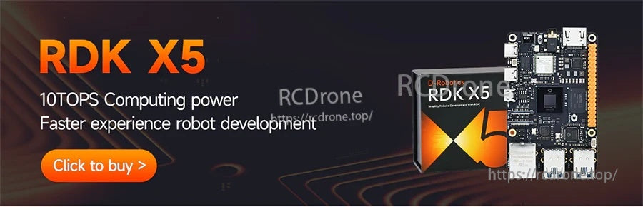 RDK X5 main control board recommended for GS130W/GS130WI stereo camera MIPI CSI-2 connection