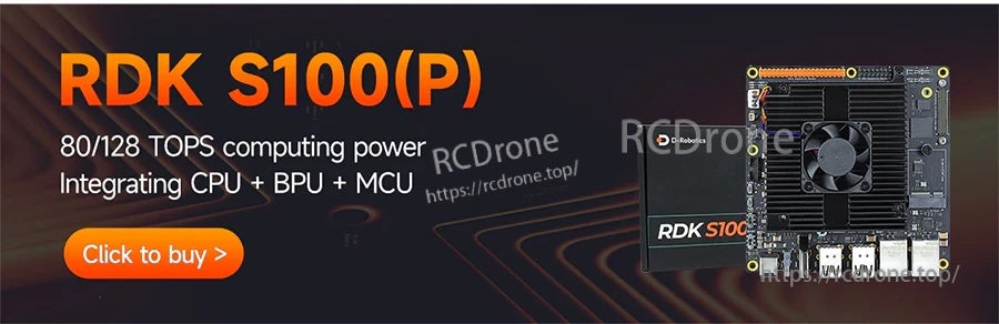 RDK S100(P) main control board option for GS130W/GS130WI camera integration