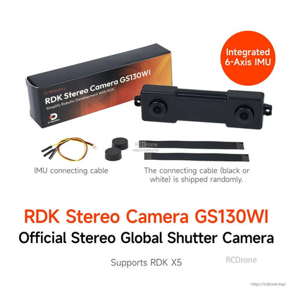 RDK Stereo Camera GS130WI official stereo global shutter camera with integrated 6-axis IMU callout