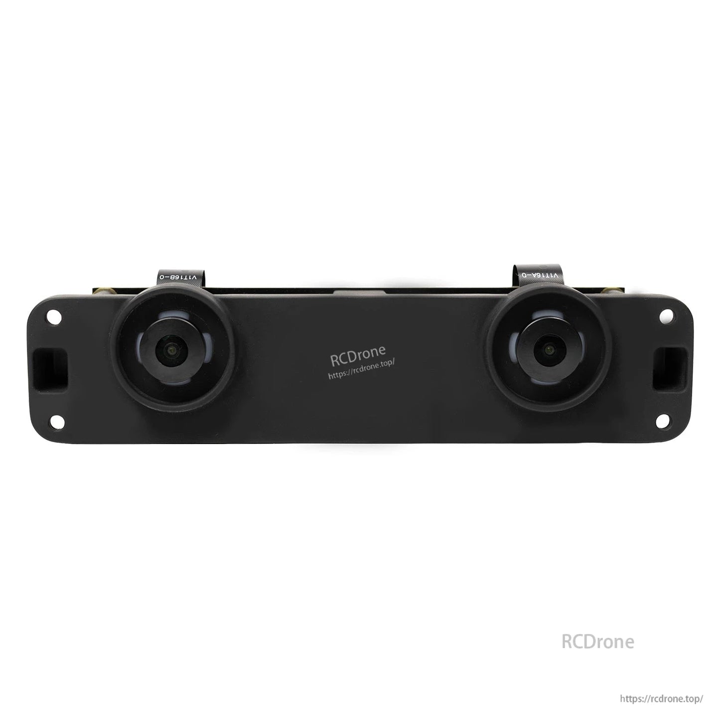 Front view of D-Robotics RDK GS130W binocular stereo global shutter camera module, dual lenses