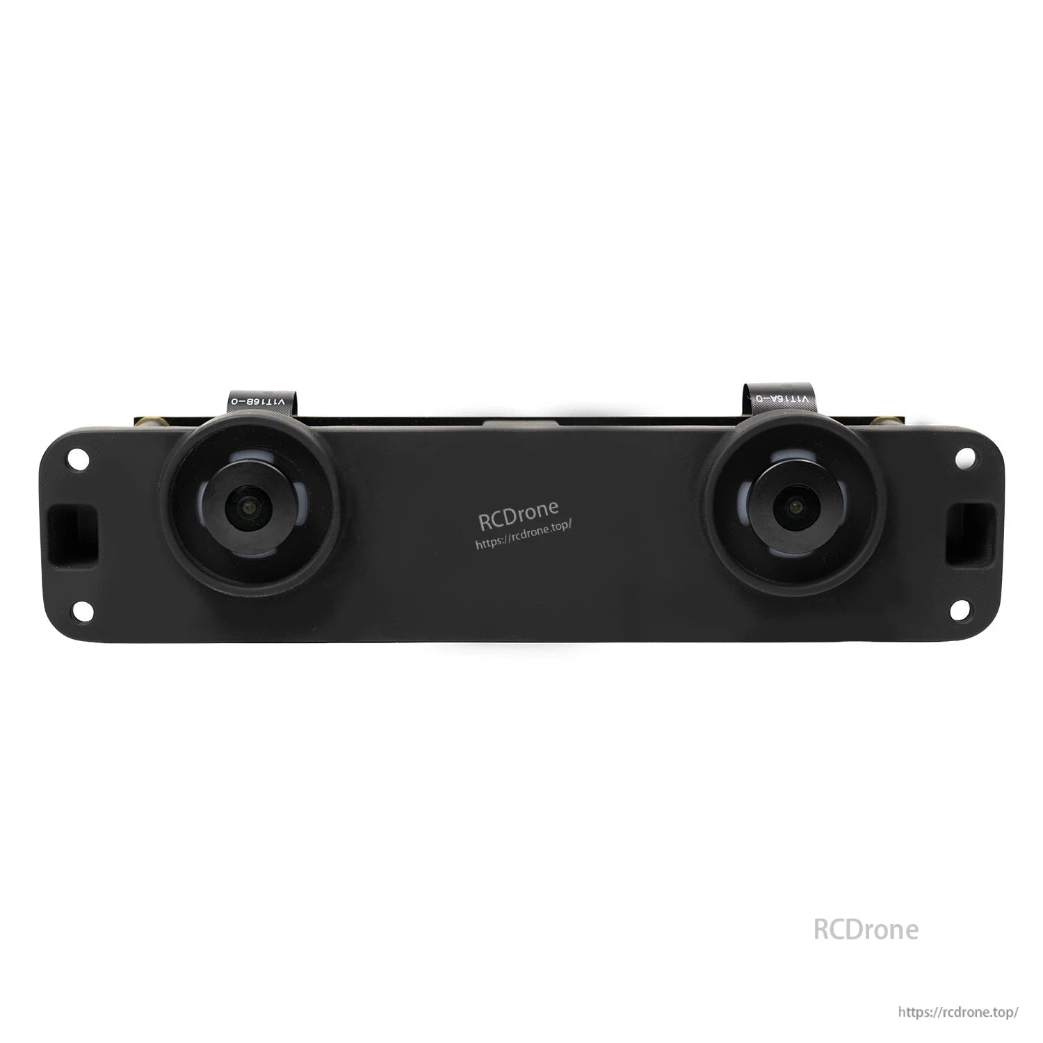 Front view of D-Robotics RDK GS130W binocular stereo global shutter camera module, dual lenses