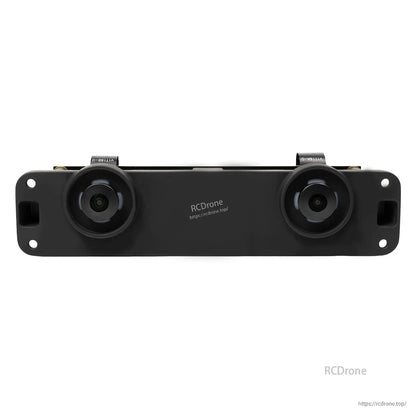 Front view of D-Robotics RDK GS130W binocular stereo global shutter camera module, dual lenses