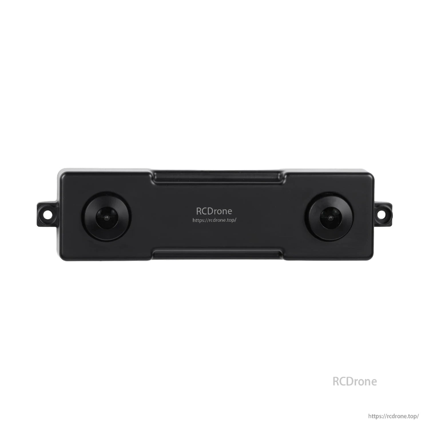 GS130WI stereo camera module front view with dual lenses and side mounting tabs