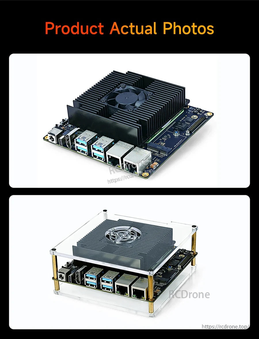 D-Robotics RDK S100/S100P developer board with heatsink fan, USB ports, HDMI, and Ethernet connectors