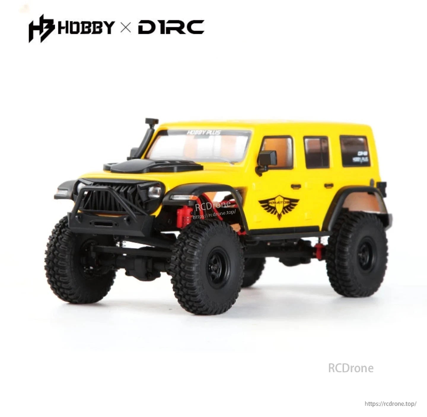 D1RC 1/18 2.4G Mini Off‑Road Rock Crawler RC Car, D1RC 1/18 scale rock crawler with 4WD, ladder-frame chassis, waterproof ESC, 7.4V LiPo battery, and 3-wire servo for off-road performance.