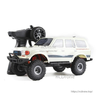 D1RC 1/18 2.4G Mini Off‑Road Rock Crawler RC Car, Mini off-road rock crawler RC car with 4WD and ladder-frame chassis for rugged terrain, ideal for hobbyists seeking durable, agile remote-controlled vehicles.