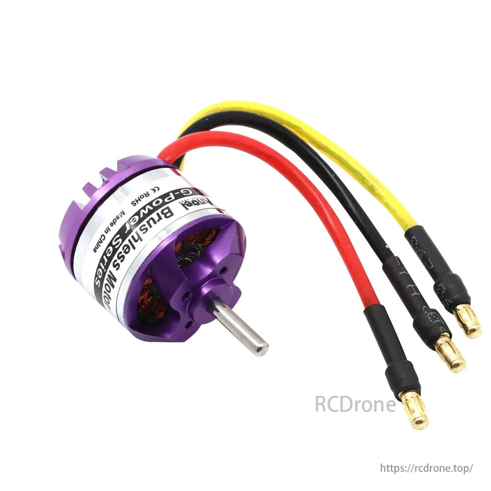 D2830 28 × 30 mm Brushless Motor, D2830 brushless motor, 28x30mm, 750-1300 KV, 3.17mm shaft, for RC use.
