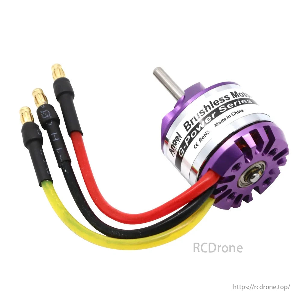 D2830 28 × 30 mm Brushless Motor, Brushless motor for RC multicopters, sized 28x30 mm with a 3.17 mm shaft.