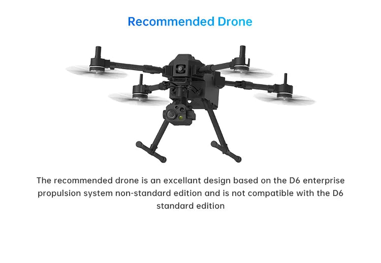 SIYI D6 Enterprise Propulsion System, Excellent design based on proprietary system, not compatible with standard edition.