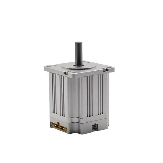 DAMIAO DM-D5730-1EC wide-voltage servo motor 24V–48V with output shaft and base connectors