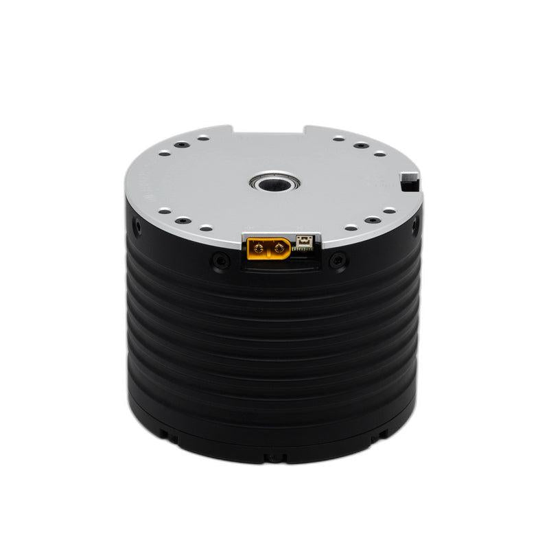 DAMIAO DM-J10422P-2EC 48V gear motor top view with power and signal connectors on housing