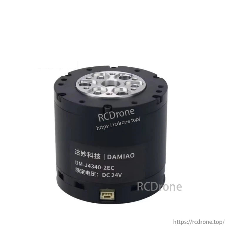 DAMIAO DM-J4340-2EC Robot Motor, DAMIAO DM-J4340-2EC motor: 24V, 9N·m nominal, 27N·m peak torque, 1Mbps CAN, dual encoders.