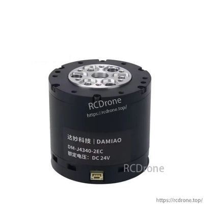 DAMIAO DM-J4340-2EC Robot Motor, DAMIAO DM-J4340-2EC motor: 24V, 9N·m nominal, 27N·m peak torque, 1Mbps CAN, dual encoders.