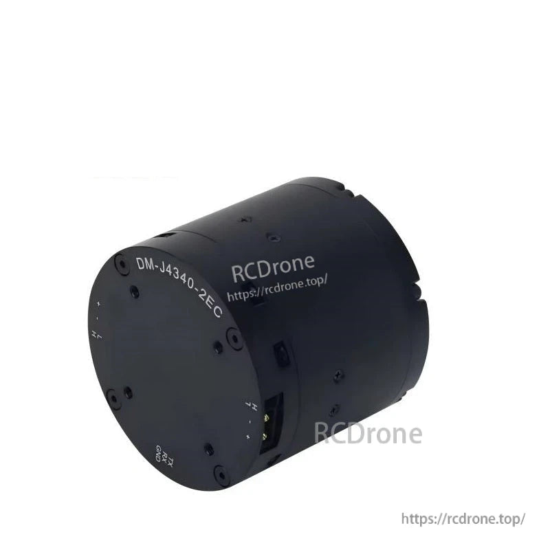 DAMIAO DM-J4340-2EC Robot Motor, DAMIAO DM-J4340-2EC motor: 24V/48V, 9N·m nominal torque, 27N·m peak, supports 1Mbps CAN communication.