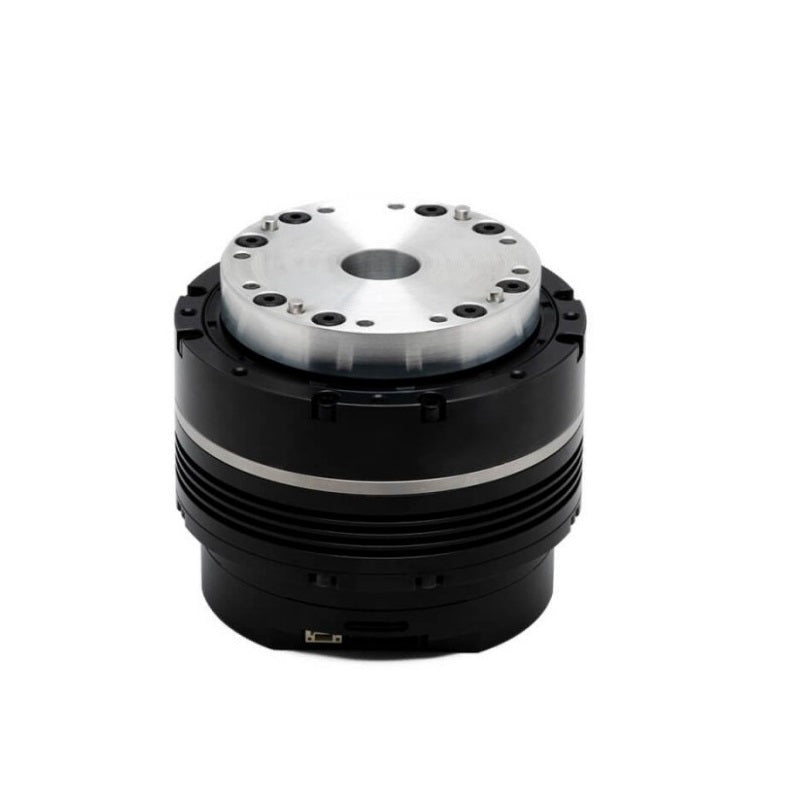 DAMIAO DM-JH17-2EC motor main view, compact black housing with silver mounting flange