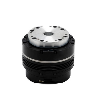 DAMIAO DM-JH17-2EC motor main view, compact black housing with silver mounting flange