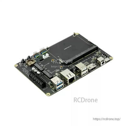 The LattePanda Mu Kit x86 module features 64GB eMMC storage and multiple ports for versatile connectivity.