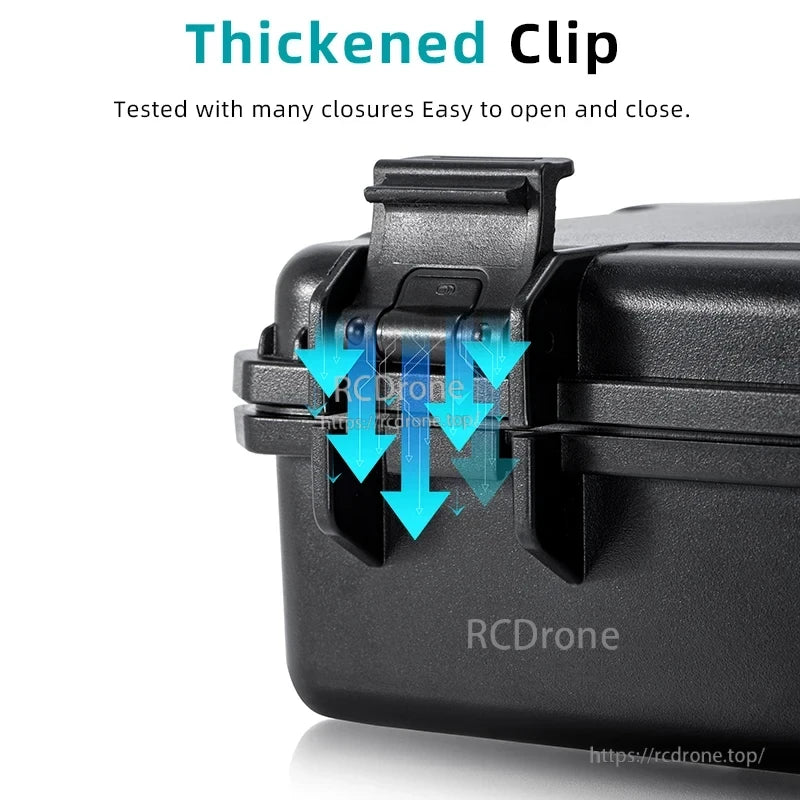 DJI Action 5 Pro Waterproof Case, Thickened clip, tested with many closures, easy to open and close.