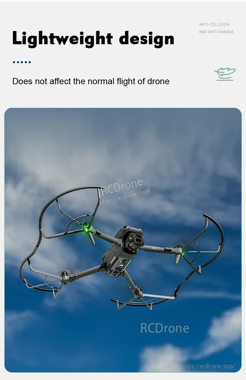 DJI Air 3 Landing Gear, Lightweight design ensures stable flight with anti-collision and anti-damage protection for DJI Air 3 drone.