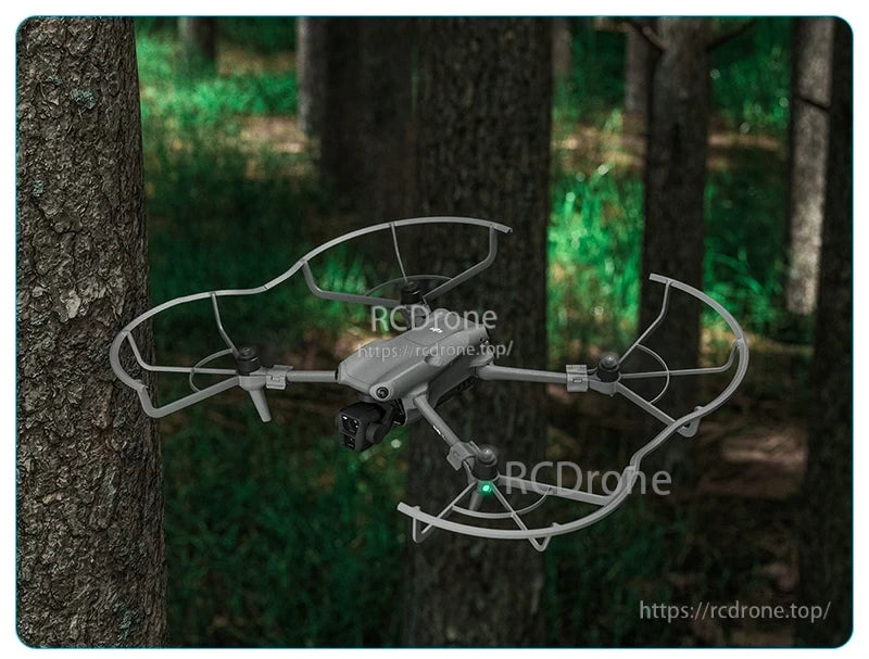 DJI Air 3 Landing Gear, Suitable for close-proximity flights between objects like trees, buildings, or in narrow spaces.