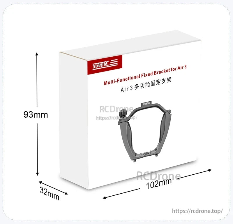 DJI Air 3 Mount Holder, Multi-Functional Fixed Bracket for Air 3, 93x102x32mm