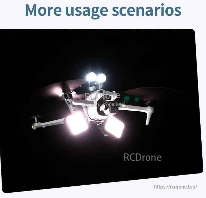 DJI Air 3 Mount Holder, Options for flexible camera setup positioning