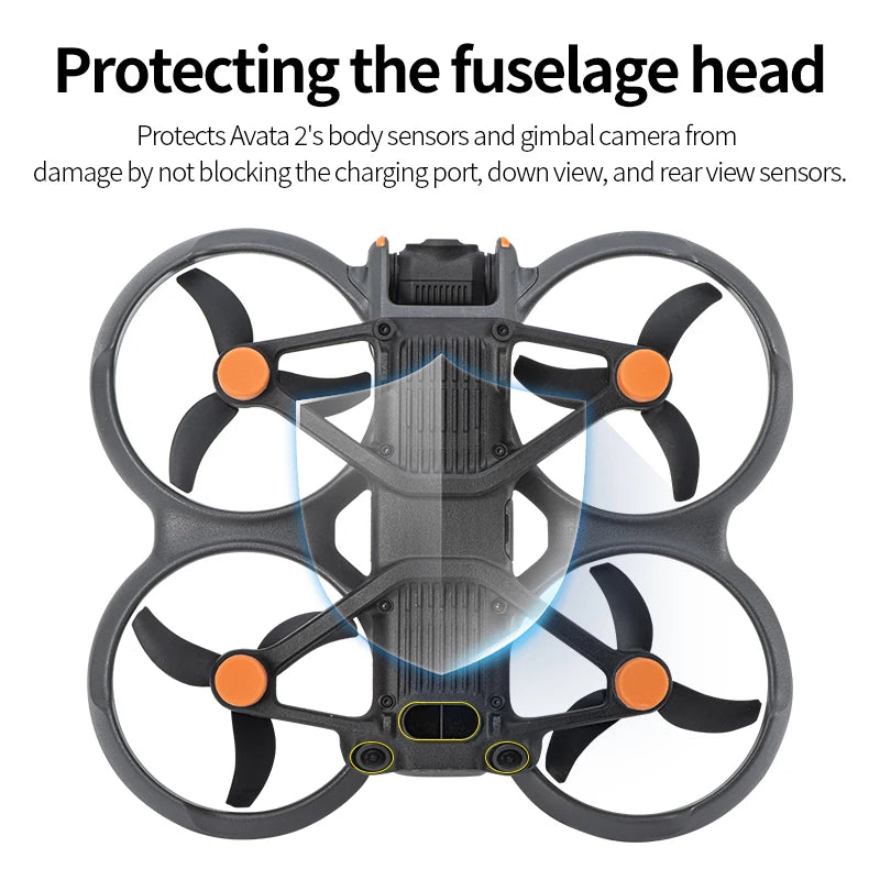 DJI Avata 2 Foot Pads, Protects Avata 2's sensors and camera, ensures full functionality