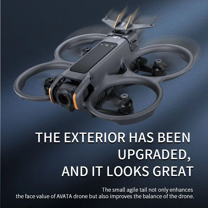 DJI Avata 2 Tail Wing, Exterior upgraded, looks great. Agile tail enhances AVATA drone's appearance and balance.