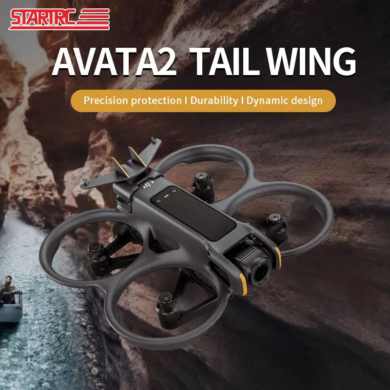 DJI Avata 2 Tail Wing, AVATA2 TAIL WING Precision protection Durability Dynamic design STARTRC